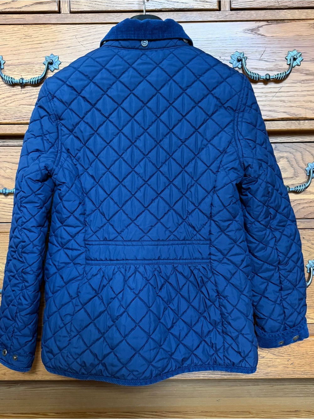 Polo Ralph Lauren Quilted Barn Jacket Girls Size Large (12/14) Navy Blue - Picture 2 of 14